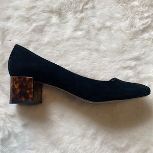 J Jill black pumps with tortoise heal size 8 1/2